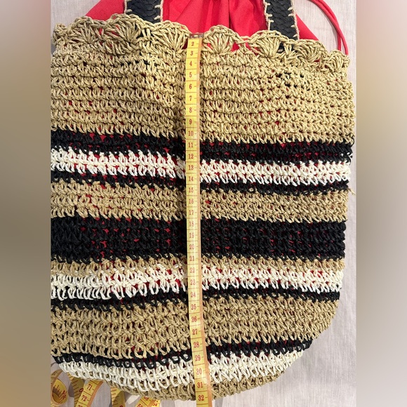 Max & Co BNWT raffia bucket  bag - Picture 6 of 11